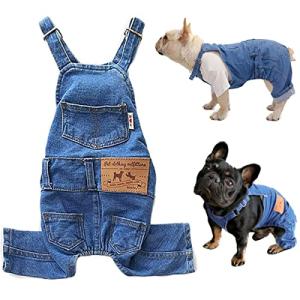 Stylish Denim Overalls for Small Dogs & Cats