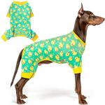 Soft Velvet Dog Pajamas with Duck Pattern