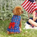 Independence Day Dog Dress - USA Flag Outfits