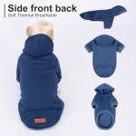 2 Pack Warm Dog Hoodies with Pockets