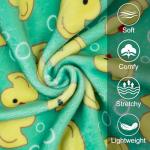 Soft Velvet Dog Pajamas with Duck Pattern