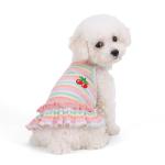 Cute Striped Dog T-Shirt for Spring and Summer
