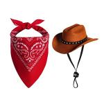 Choyaxo Cowboy Costume for Dogs and Cats