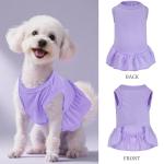 Dog Dresses and Cat Skirt Set for Pets