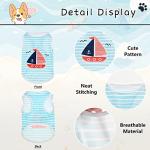 CooShou 4-Pack Cute Pet T-Shirts for Dogs & Cats