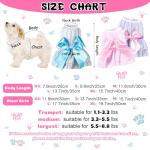 Summer Princess Dog Dresses for Small Dogs - 4 Pack