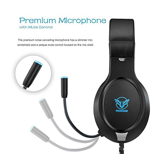 Multi-Platform Gaming Headset with Noise Cancelling