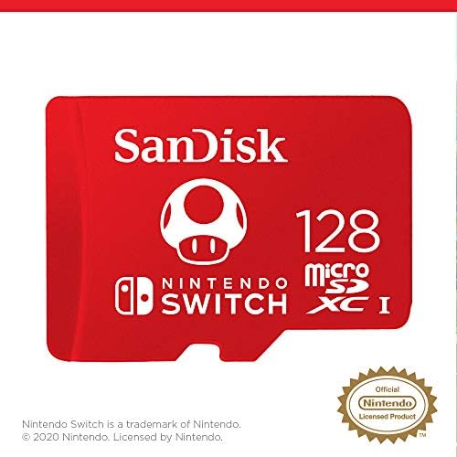 SanDisk 128GB microSD Card for Nintendo Switch