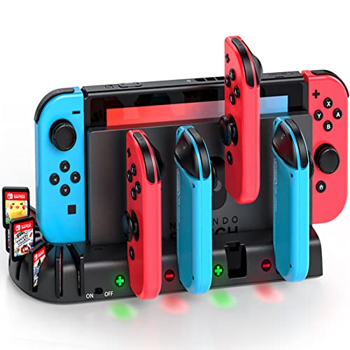 KDD Switch Controller Charger with Game Storage