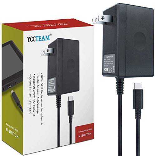 YCCTEAM Fast Charger for Nintendo Switch & OLED