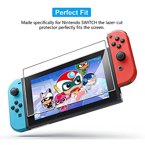 3-Pack Tempered Glass Screen Protectors for Switch