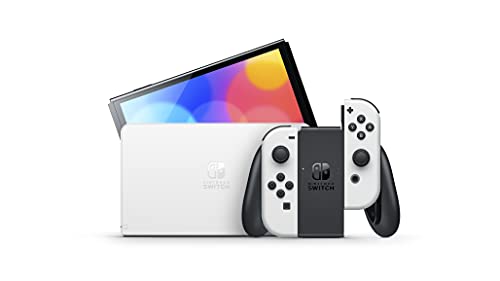 Nintendo Switch OLED Console with White Joy-Con Controllers