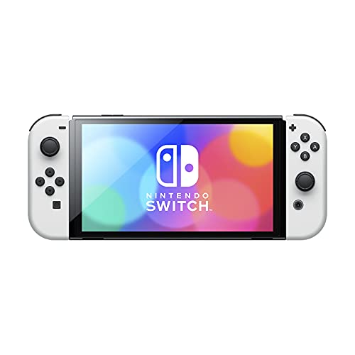 Nintendo Switch OLED Console with White Joy-Con Controllers