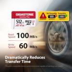 Gigastone 512GB Micro SD Card for Nintendo Switch