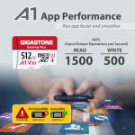 Gigastone 512GB Micro SD Card for Nintendo Switch