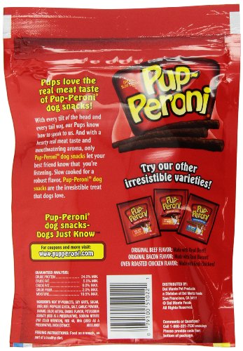 Pup-Peroni Original Lean Beef Flavor Dog Snacks, 5.6-Ounce (Pack of 8)