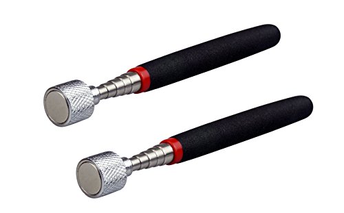 SE 30" Telescopic Magnetic Pick-Up Tools with 15-lb. Pull Capacity (2-Pack) - 8036TM-NEW-2