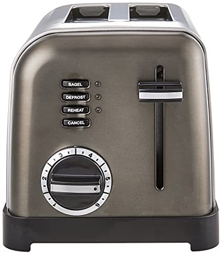 Cuisinart Metal Classic Toaster, 2-Slice, Black Stainless