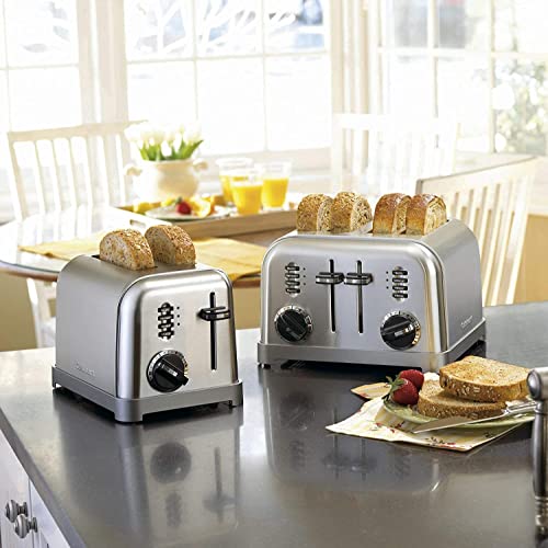 Cuisinart CPT-160P1 Metal Classic 2-Slice Toaster, Brushed Stainless