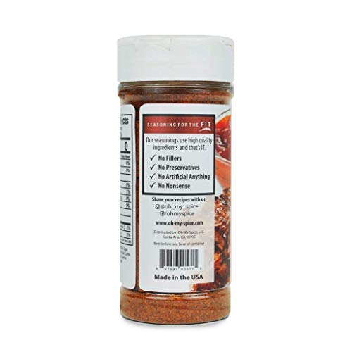 Sweet & Savory Seasoning by Oh My Spice | Low Sodium, 0 Calories, 0 Carbs, Gluten Free, Paleo, Non GMO, No MSG, No Preservatives | Gourmet Healthy Seasonings for Cooking & Flavor Topper Dressing Mix