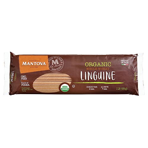 Mantova Italian Organic Whole Wheat Pasta, 1-Pound Bags (Pack of 10)