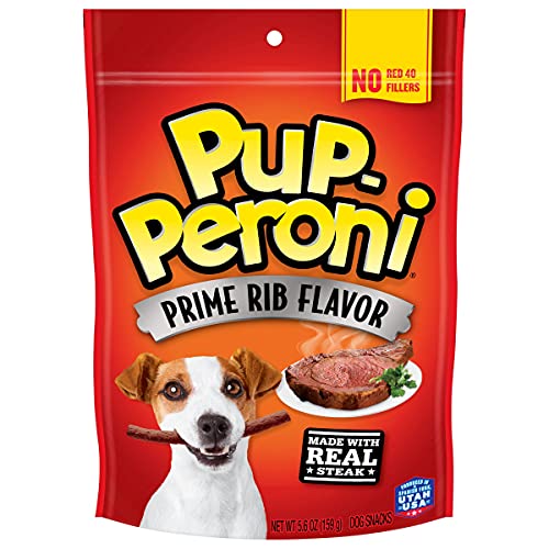 Pup-Peroni Original Prime Rib Flavor Dog Snacks, 5.6-Ounce (Pack of 8)