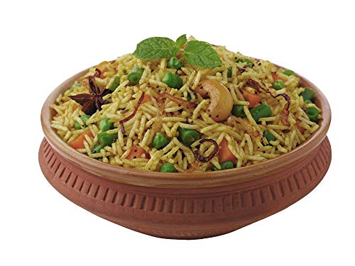 Pride Of India - Extra Long Brown Basmati Rice - Naturally Aged Healthy Grain, 1.5 Pound Jar