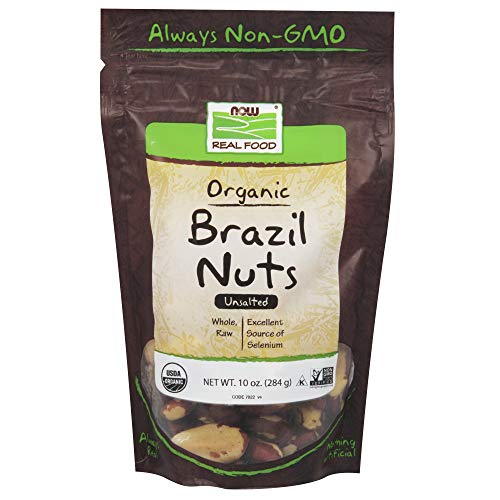 Now Foods Organic Brazil Nuts, 10 Ounce