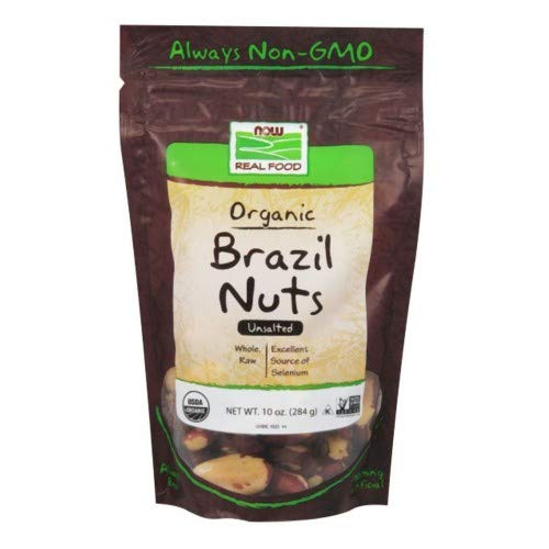 Organic Brazil Nuts Unsalted, Unsalted 10 oz (Pack of 6)
