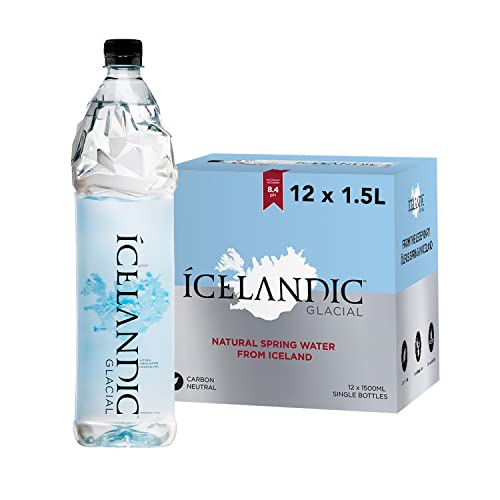 Icelandic Glacial Natural Spring Alkaline Water, 50.7 Fl Oz (Pack of 12)