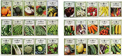 Set of Premium Variety Herbs and Vegetables - Deluxe Garden Choices for Premium Gardening!