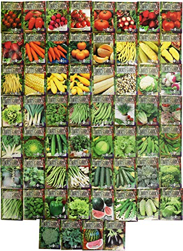 Set of 60 Premium Variety Herbs and Vegetables - Deluxe Garden Choices for Premium Gardening! (60 Premium Seeds)