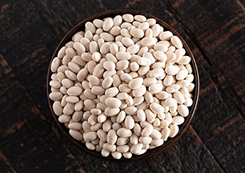 Organic Navy Beans, 10 lbs - High Protein, Fiber