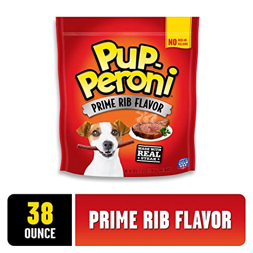 Pup-Peroni Original Prime Rib Flavor Dog Snacks, 38-Ounce