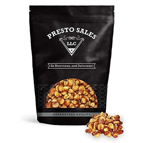 Fava/Broad Beans, Roasted and Salted, Low Sugar, Low Fat, Must-Have, Super Snack, Lunchbox, On-The-Go, Packed in a 2 lbs. (32 oz.) Resealable Pouch Bag for Freshness by Presto Sales LLC