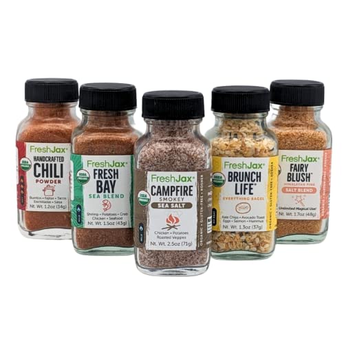 FreshJax Gourmet Spices and Seasonings, Gift Box (Set of 5) (Campfire Gift Set)