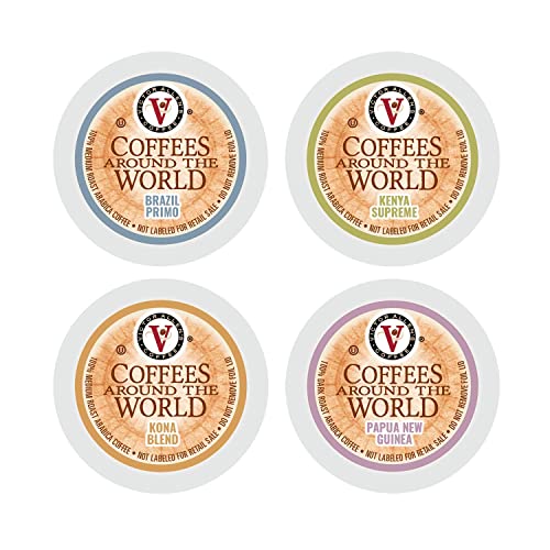 Victor Allen's Coffee Around The World Variety Pack, 80 Count, Single Serve Coffee Pods for Keurig K-Cup Brewers