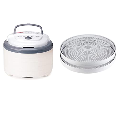 Nesco LT-2SG Add-A-Tray (2-pack) and Snackmaster Pro Food Dehydrator FD-75A Bundle