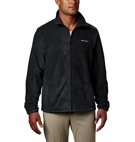 Columbia Men's Steens Mountain 2.0 Full Zip Fleece Jacket, Black, Small