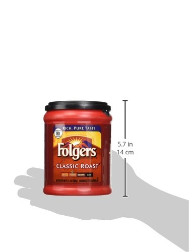 Folgers Classic Roast Medium Ground Coffee 11.3 oz (Pack of 6)