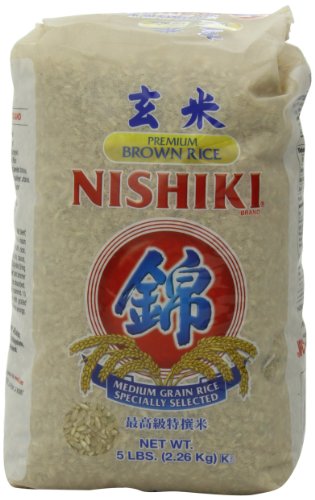 NISHIKI Premium Brown Rice, 5-Pound