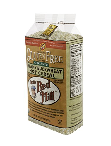 Bob's Red Mill Gluten Free Organic Creamy Buckwheat Hot Breakfast Cereal, 18 Ounce (Pack of 4)