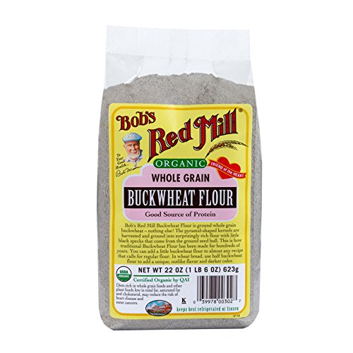 Bob's Red Mill Organic Buckwheat Flour, 22-ounce (Pack of 4)