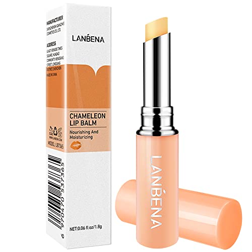 LANBENA Chameleon Lip Balm Nourishing Moisturizing Reduce Fine Lines Lip Care Daily Use Natural Extract Beauty Makeup Lipstick