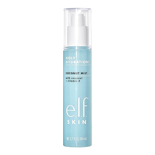 e.l.f, Hydrating Coconut Mist, Lightweight, Scented, Versatile, Refreshes, Soothes, Invigorates, Infused with Vitamin E, 2.7 Fl Oz
