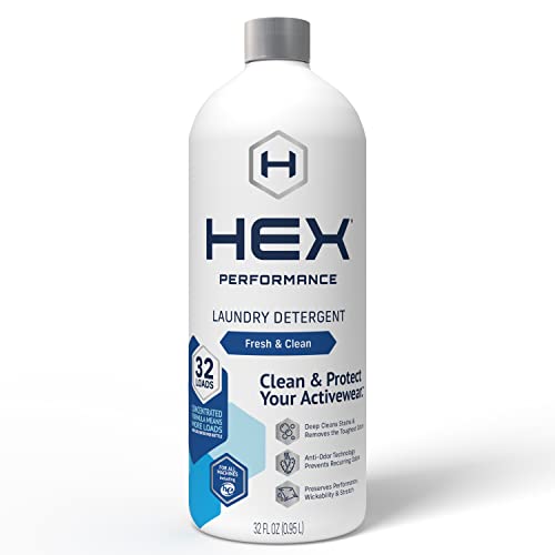 HEX Performance Eco-Friendly Laundry Detergent, 32 Loads