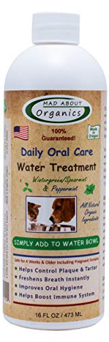 Mad About Organics All Natural Dog & Cat Daily Oral Care Liquid Plaque & Tartar Remover 16oz