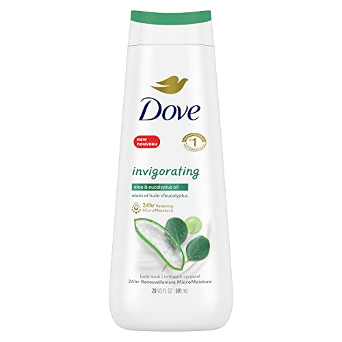 Dove Hydrating Body Wash For Dry Skin With Aloe & Birch Water Scent Refreshes and Invigorates Skin 22 oz
