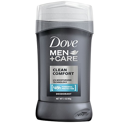 Dove Men + Care Deodorant Stick, Clean Comfort 3 oz (Pack of 5)