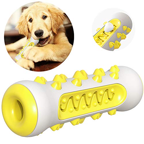 FULNEW Dog Toothbrush Chew Toys Dog Teeth Cleaning Puppy Dental Care Brushing Stick Dog Chew Bones Bite Resistant for Dogs Oral Care